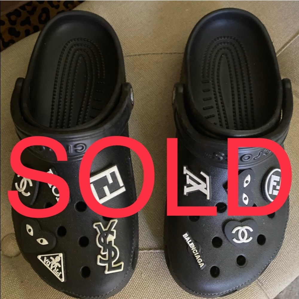 Crocs with Designer Ornaments